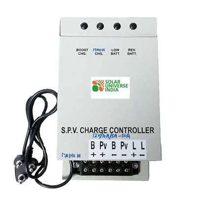 Solar Universe India Hybrid Solar Charge Controller with AC/DC Input & 12V DC Load